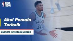 Berita video aksi pemain terbaik, Giannis Antetokounmpo Pada Laga Milwaukee Bucks Melawan Phoenix Suns di Final Playoff NBA 2021.