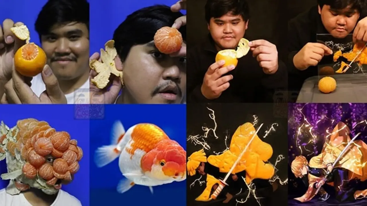 6 Cosplay Low Budget Pakai Jeruk Ini Kreatif Sekaligus Bikin Ketawa Geli