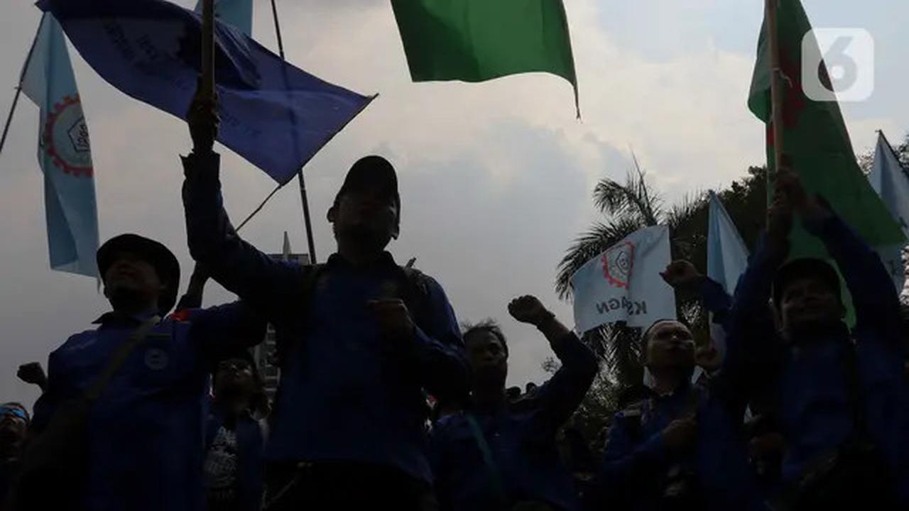Desak Pengupahan Tak Pakai PP 51/2023, Buruh Berunjuk Rasa di Kemnaker
