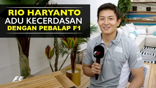 Video Rio Haryanto adu kecerdasan dengan para pebalap Formula 1 diacara kuis Grill The Grid yang dilakukan oleh reporter F1.