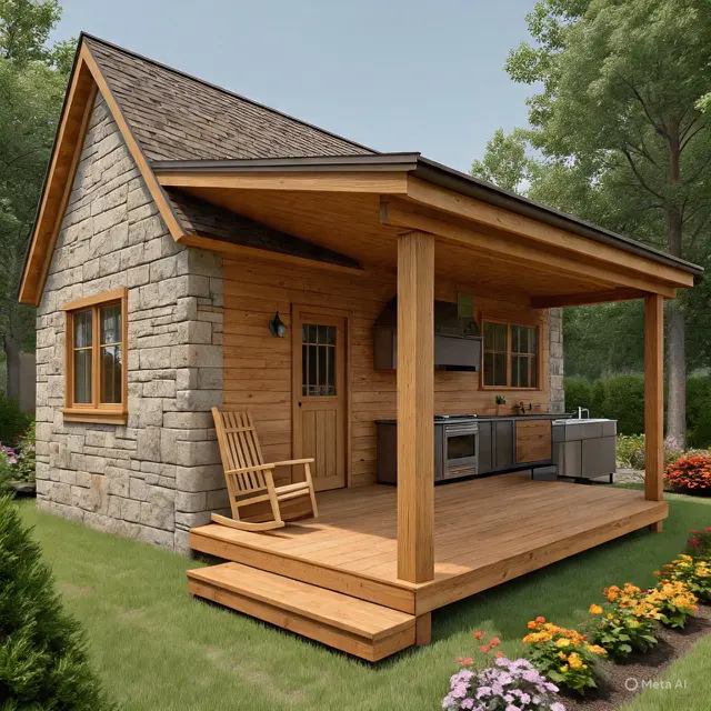 Desain Rumah 8x5 Sederhana 2 Kamar