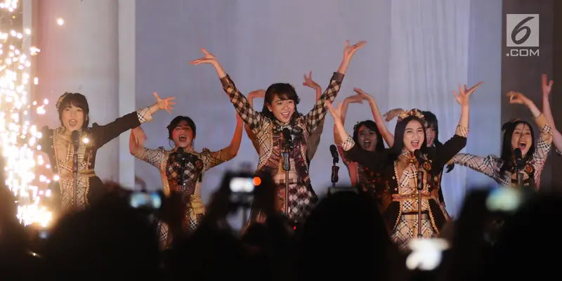 FOTO: Penampilan JKT48 Meriahkan Pembukaan Perayaan 60 Tahun Hubungan Indonesia-Jepang
