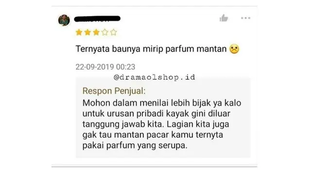 6 Ulasan Pembeli saat Belanja di Online Shop Ini Bikin Baper, Kocak