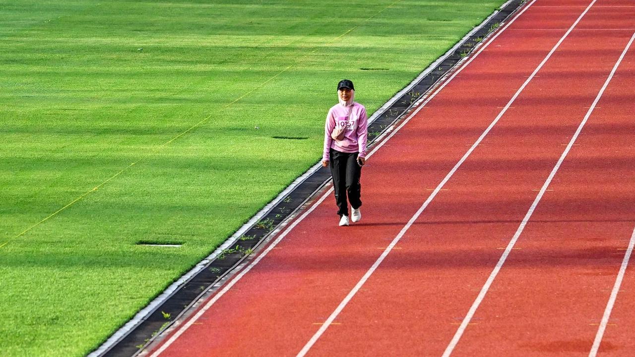 FOTO: Keseruan Lari Santai Khusus Perempuan di Banda Aceh