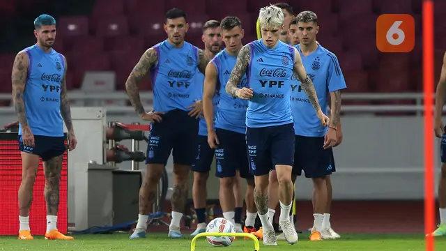 Latihan Resmi Timnas Argentina Jelang Laga FIFA Matchday Melawan Timnas Indonesia