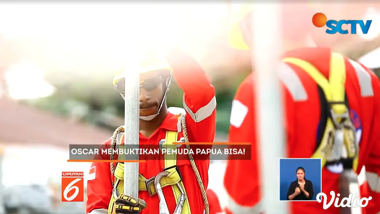 Pemuda Asal Pedalaman di Papua Barat Mampu Menjadi Ahli Scaffolder. Sumber Foto: Liputan 6.