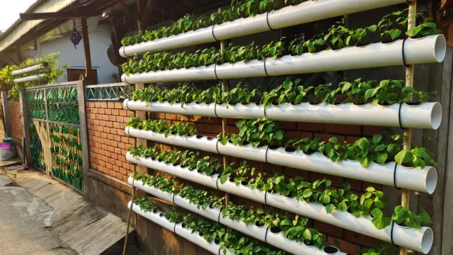 Ide Kebun Ubi Gantung (AI)