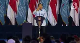 Presiden Republik Indonesia, Prabowo Subianto memberi pidato pada acara deklarasi Gerakan Solidaritas Nasional (GSN) di Indonesia Arena, Kompleks Gelora Gung Karno, Senayan, Jakarta. Sabtu (2/11/2024). (Liputan6.com/Herman Zakharia)