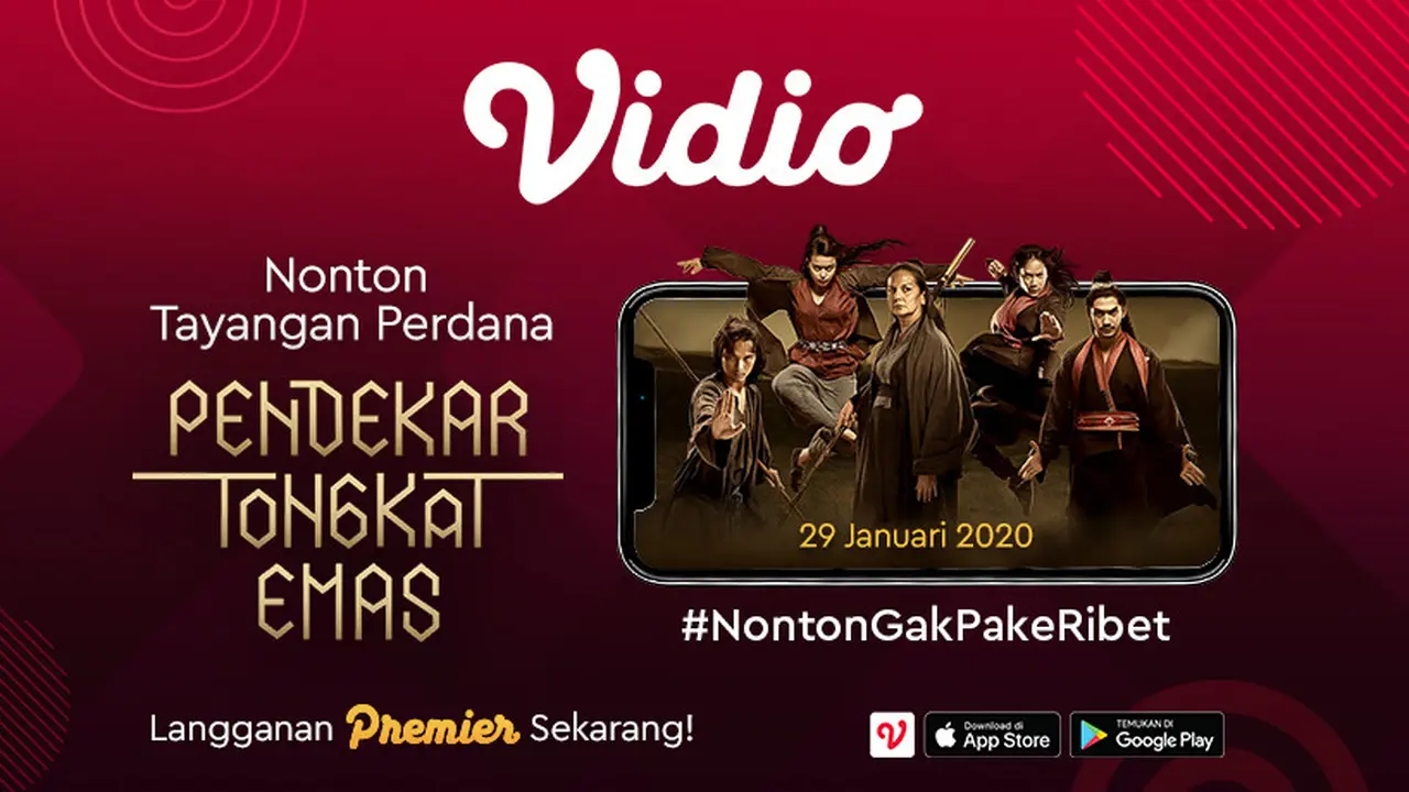Film Pendekar Tongkat Emas Sudah Dapat Disaksikan Hanya di Vidio! sumberfoto: Vidio