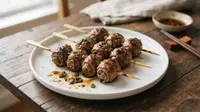 Resep Sate Daging Sukiyaki yang Empuk dan Praktis