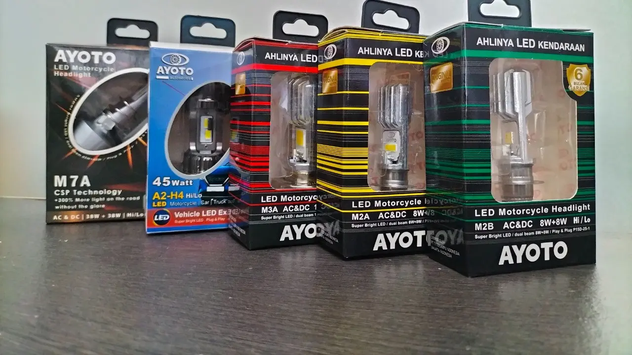 Pilihan Lampu LED untuk Sepeda Motor dan Mobil (Ist)
