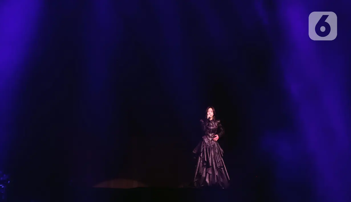 Taeyeon Concerts - The Odd of Love in Jakarta menjadi konser solo kelima yang digelar Taeyeon sepanjang karier. Konser tersebut dimulai di KSPO Dome, Seoul, Korea Selatan pada 3 dan 4 Juni. (Liputan6.com/Helmi Fithriansyah)