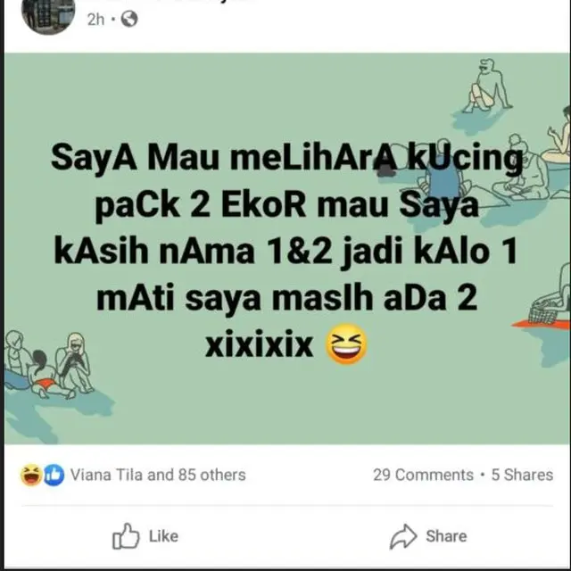 6 Tulisan Jokes Bapak-Bapak di Medsos Pakai Huruf Besar dan Kecil Ini Kocak