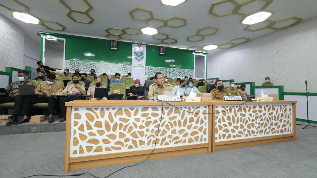Pembukaan Job Fair virtual oleh Asisten Pemerintahan Pemkot Probolinggo Gogol Sudjarwo (Istimewa)