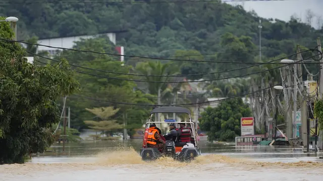 Penampakan Banjir Besar di Malaysia