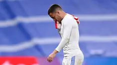 Pesepakbola asal Belgia, Eden Hazard baru saja mengumumkan pensiun dari dunia sepak bola. Ia memutuskan gantung sepatu di usia 32 tahun. (AFP/Oscar Del Pozo)