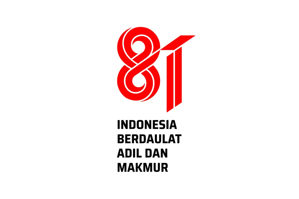 Pemerintah mengumumkan  logo peringatan Hari Ulang Tahun (HUT) ke-81 Republik Indonesia. Lambang resmi tersebut merupakan hasil kreativitas Fajar Novario, seorang desainer asal Kota Padang, Sumatra Barat. (Istimewa)