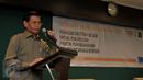 Direktur Jenderal HAM, Mualimin Abdi memberikan sambutan saat diskusi bertajuk ‘Peningkatan Peran Negara untuk Penghentian Praktik Penyiksaan Bagi Korban’ yang digelar KontraS, Jakarta, Kamis (25/6/2015). (Liputan6.com/Johan Tallo)