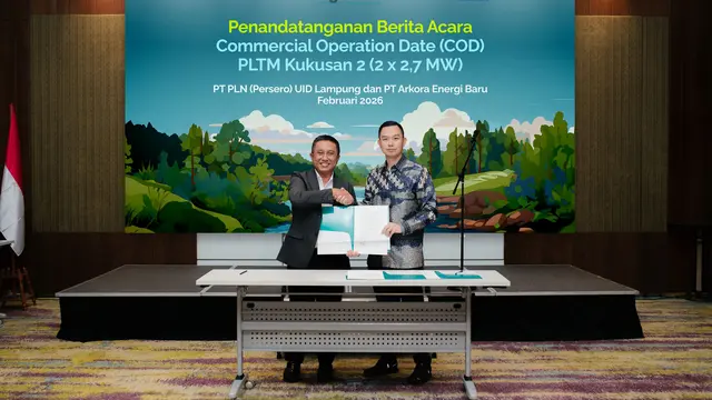 PT Arkora Hydro Tbk (ARKO) menyatakan, proyek Kukusan 2 yang resmi beroperasi menegaskan komitmen menyediakan energi bersih. (Foto: Arkora Hydro)