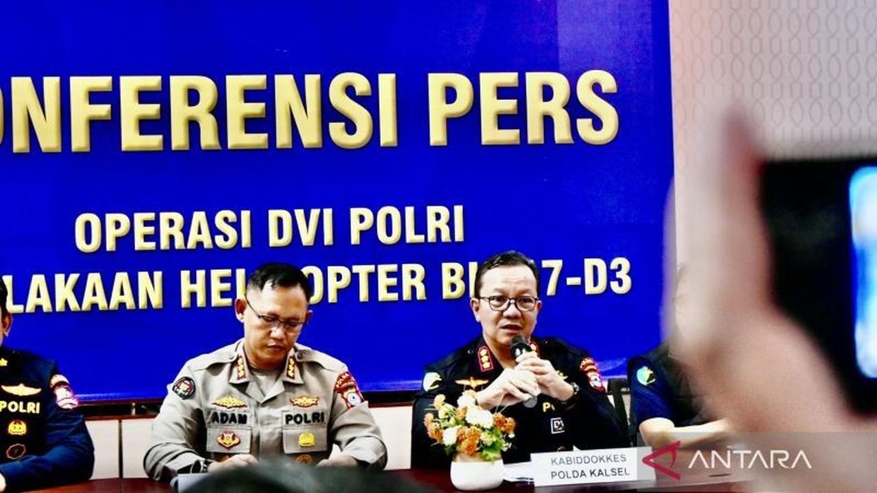 Jaga Perasaan Keluarga, Tim DVI Minta Media Hati-hati Beritakan Kondisi Korban Heli Jatuh di Kalsel
