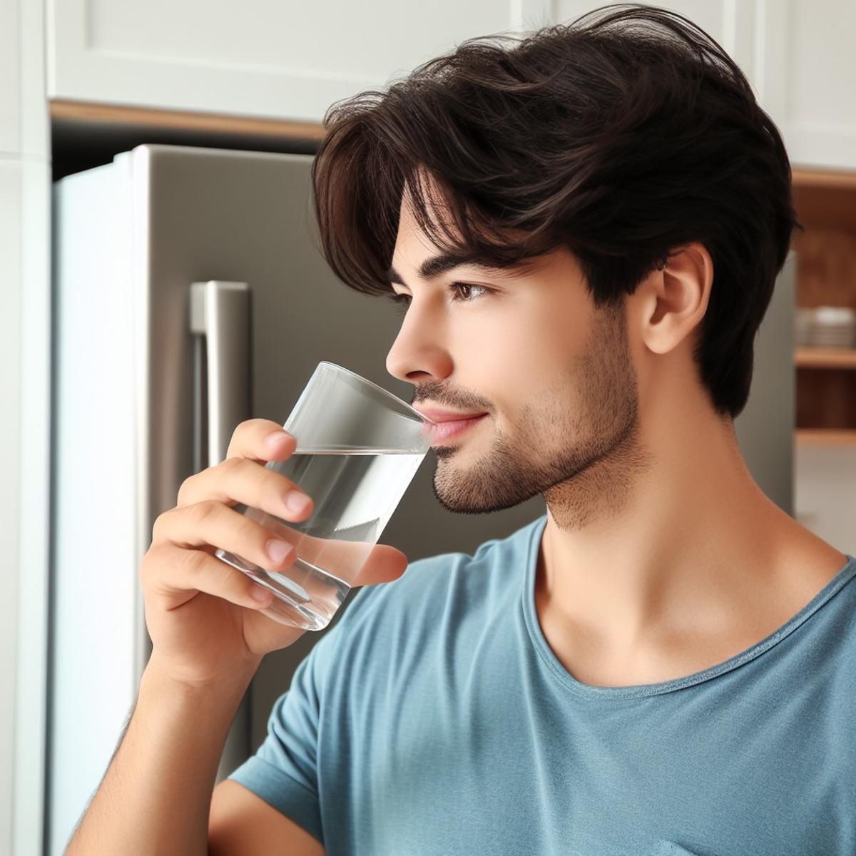 ilustrasi minum air