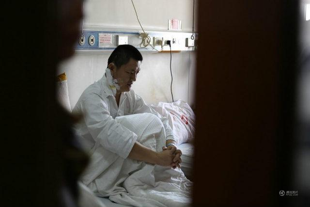 Lin suami Sun yang menderita Uremia | Photo: Copyright Shanghaiits.com