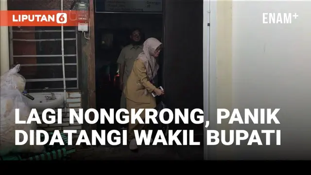 VIDEO: Lagi Asik Nongkrong di Kantin, PNS Panik Didatangi Wakil Bupati Kulon Progo
