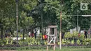 Aktivitas pasien COVID-19 di RSDC Wisma Atlet Kemayoran, Jakarta, Jumat (17/15/2021). Koordinator humas RSDC Wisma Atlet Kolonel Mintoro Sumego mengatakan, dengan adanya lockdown ini, pihaknya masih mempertimbangkan menerima pasien Covid-19 melalui pembatasan yang ketat. (Liputan6.com/Faizal Fanani)