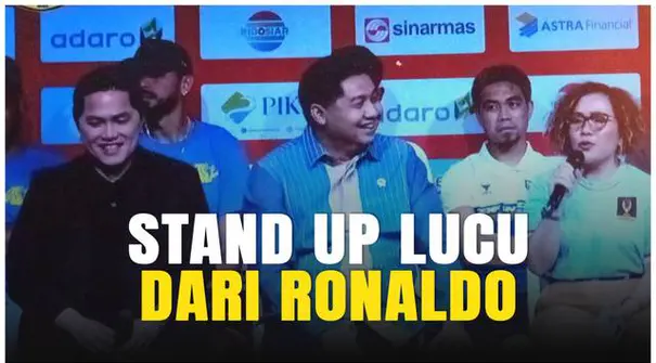 Suasana berbeda terasa di pembukaan konferensi pers Piala Presiden 2025 yang digelar pada Jumat, 4 Juni 2025. Acara dibuka dengan stand up comedy dari Muhammad Ronaldo, komika yang berhasil meraih juara 3 di SUCI 12. Lawakan segarnya sukses mencairka...