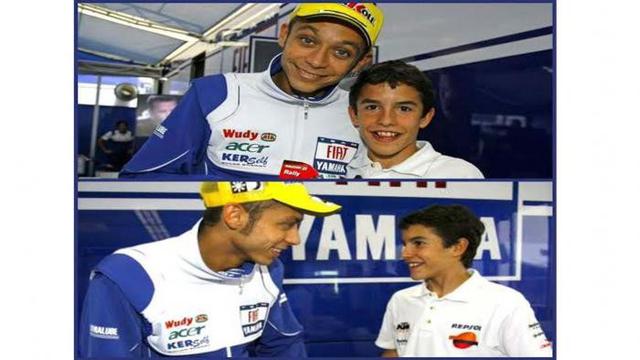 Valentino Rossi dan Marc Marquez