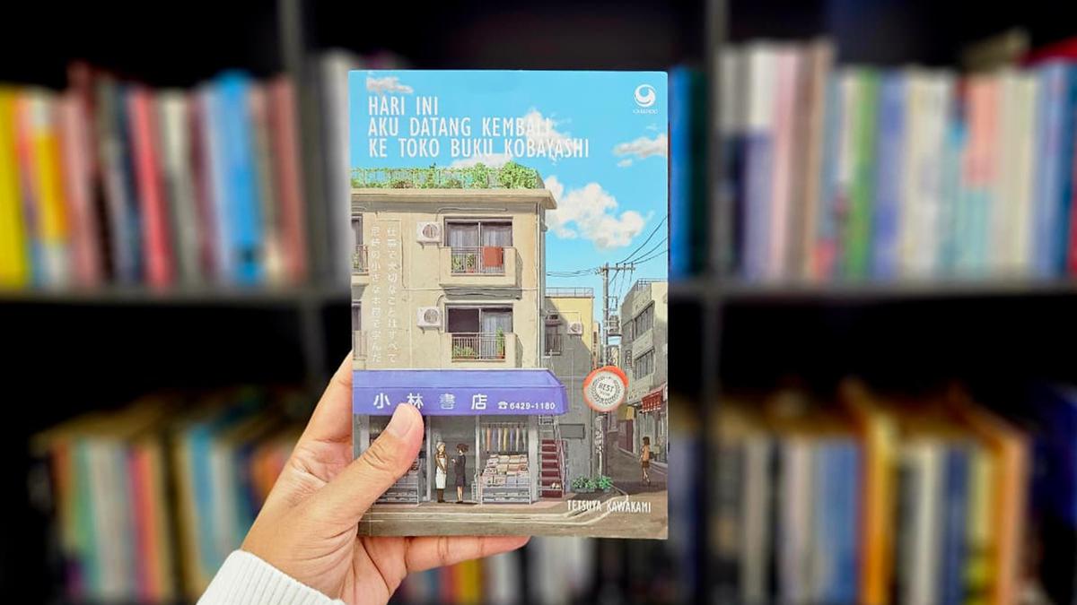 Review Buku Novel Hari Ini Aku Datang Kembali ke Toko Buku Kobayashi