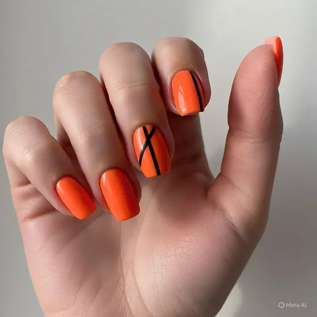 Model Nail Art  (Sumber: Meta AI)