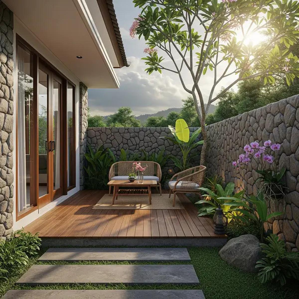 9 Model Teras Depan Rumah yang Bikin Instagramable Populer 2025, Hunian Estetik