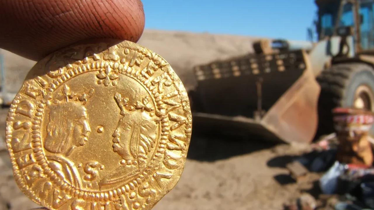 koin emas di kapal harta karun namibia