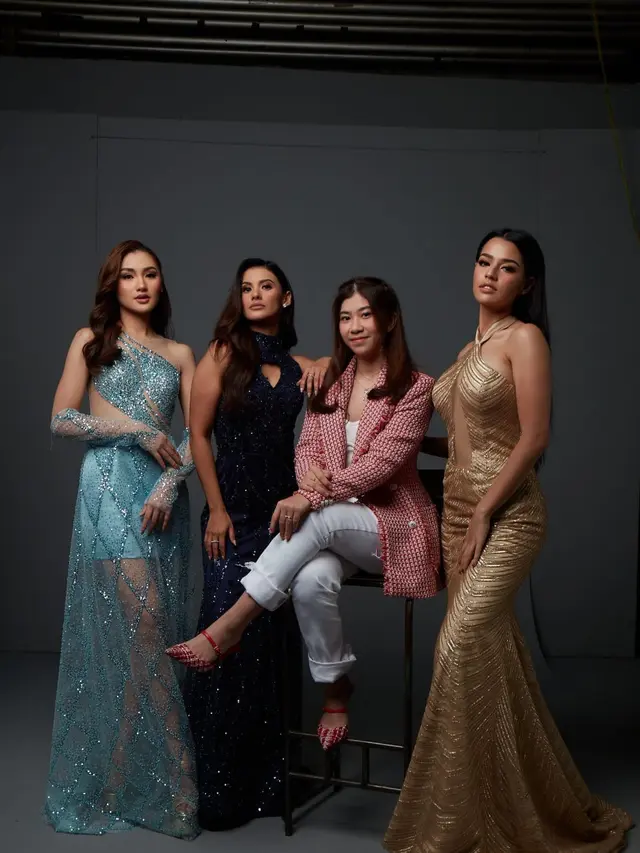 Elisabeth Virginia Sentosa bersama artis dan model