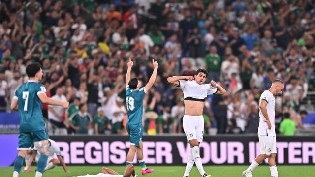 Selebrasi pemain Irak usai lolos ke Piala Dunia 2026