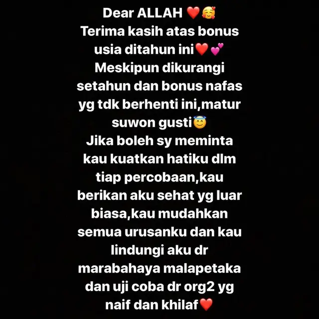 Unggahan Inul Daratista. (Foto: Dok. Instagram inul.d)