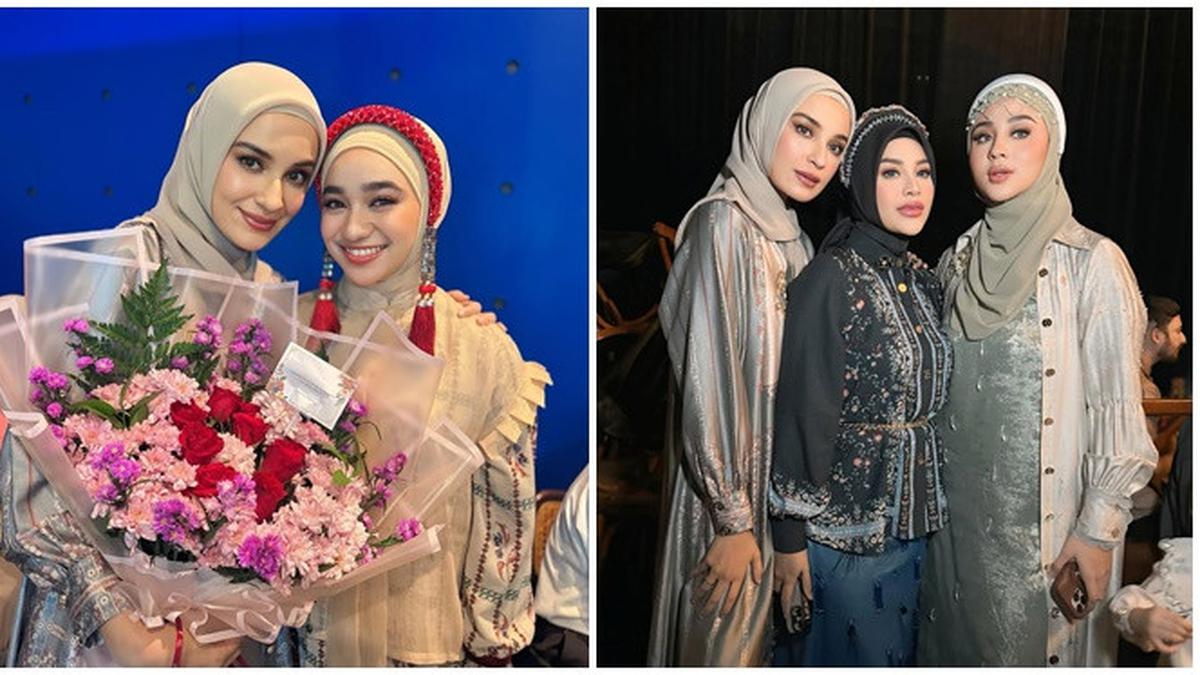 6 Potret Shireen Sungkar Bareng Model Reflection Ramadan Show 2025 di Balik Layar