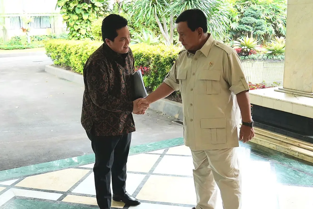 Erick Thohir dan Prabowo Subianto