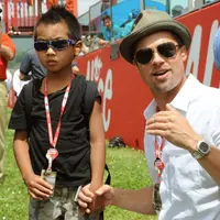 Akhirnya Brad Pitt memiliki waktu bertemu dengan anak-anaknya. (AFP/Bintang.com)