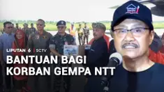 Kementerian Sosial menyalurkan bantuan senilai Rp14,6 miliar bagi korban gempa di Nusa Tenggara Timur. Bantuan diberikan dalam bentuk pangan, pakaian, dan barang kebutuhan primer lainnya. Selain penyaluran bantuan, pemerintah juga memperbaiki infrast...