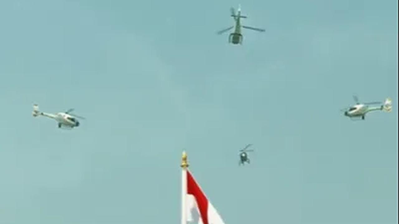 Tarian Gemu Fa Mi Re Ala Helikopter TNI AU
