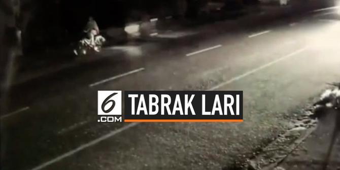 VIDEO: Detik-Detik Motor Tabrak Lari Pengendara Sepeda