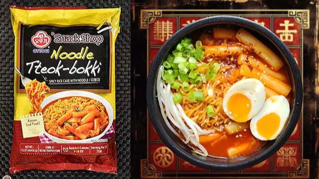 Ilustrasi Ottogi Snack Shop Noodle Tteok-bokki