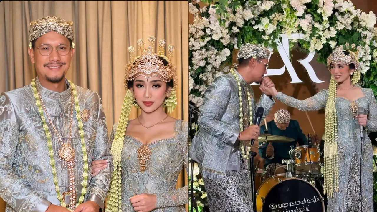 Angga Maliq dan Dewi Andarini Menikah
