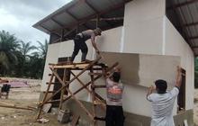 Polda Sumut Bangun Hunian Sementara, Ringankan Beban Korban Banjir Tapanuli Selatan