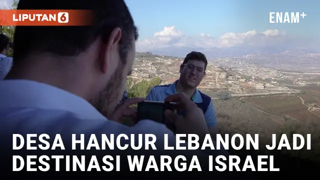 VIDEO: Warga Israel Nobar Desa yang Hancur di Lebanon
