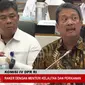 Menteri Kelautan dan Perikanan Sakti Wahyu Trenggono saat Rapat Kerja dengan Komisi IV DPR RI, Selasa (11/6/2024). (Foto: tangkapan layar/Arief RH)