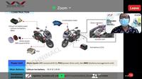 PT Wahana Makmur Sejati sebagai dealer utama sepeda motor Honda menggelar webinar dengan materi teknologi Honda PCX Hybrid. (WMS)