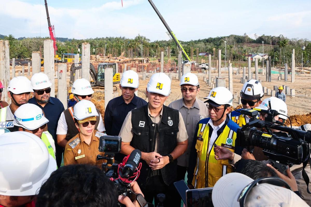 FOTO: AHY Tinjau Program Strategis Pembangunan di Yogyakarta